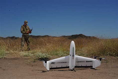 aerovironment launches quantix recon  military variant   farm surveying drone news