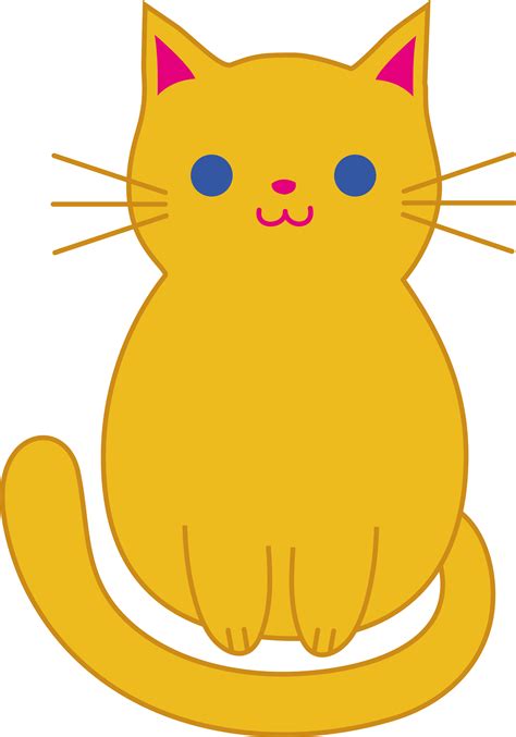 cute orange cat clip art  clip art
