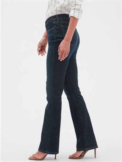 new 80 women banana republic curvy fit jeans slim bootcut denim pants