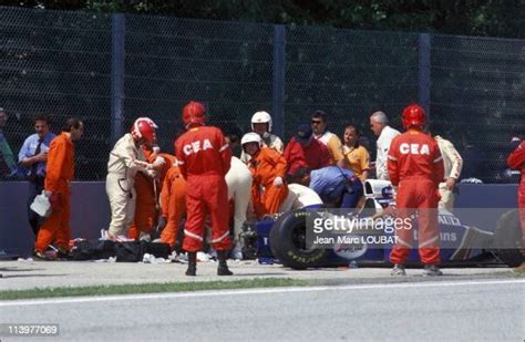 Formula 1 Accident Of Ayrton Senna In Imola Italy On May 01