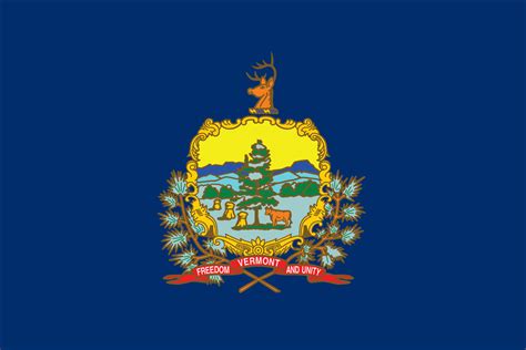 vermont state flag liberty flag banner