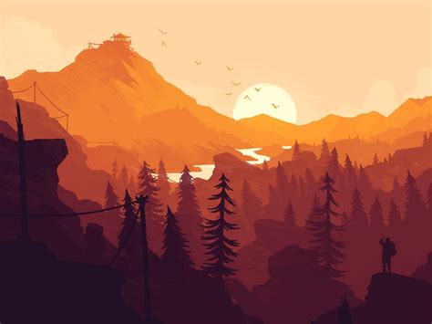 firewatch game  resolution hd  wallpapers images backgrounds