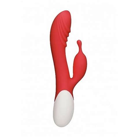 Shots Ignite Rechargeable Heating G Spot Rabbit Vibrator Red Sex