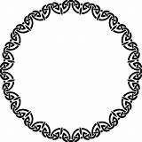 Celtic Frame Knot Line Border Round Clipart Element Circle Knots Clip Svg Openclipart Divider sketch template