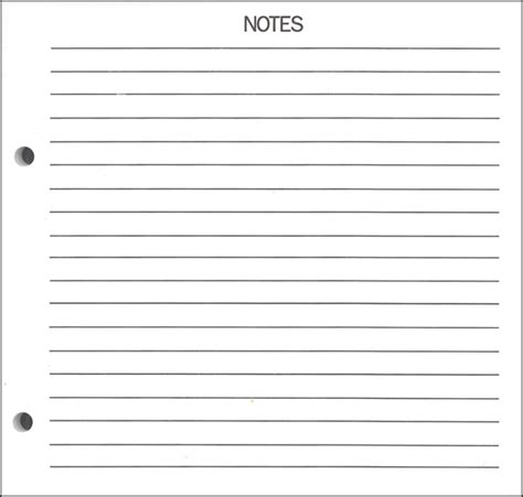 images  printable blank notes template  printable