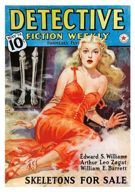 Detective Fiction Weekly Vintage Detective Book Cover