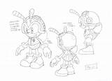 Sonic Charmy Bee Wikia sketch template