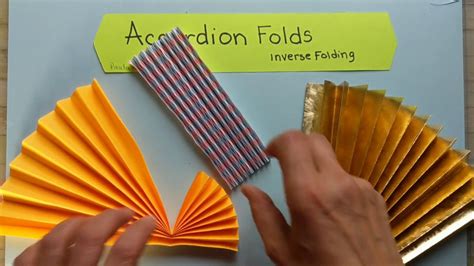 making accordion folds youtube