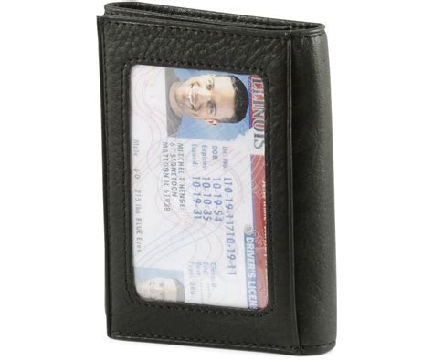osgoode marley rfid double id mens trifold wallet