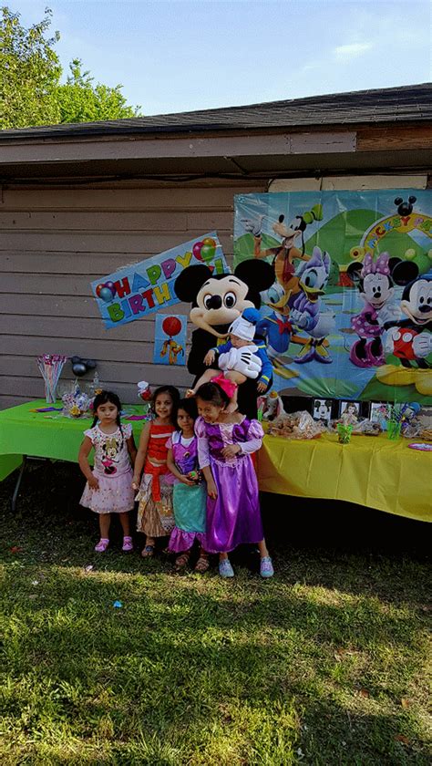 mouse costumed characters  preschool mascot birthday parties