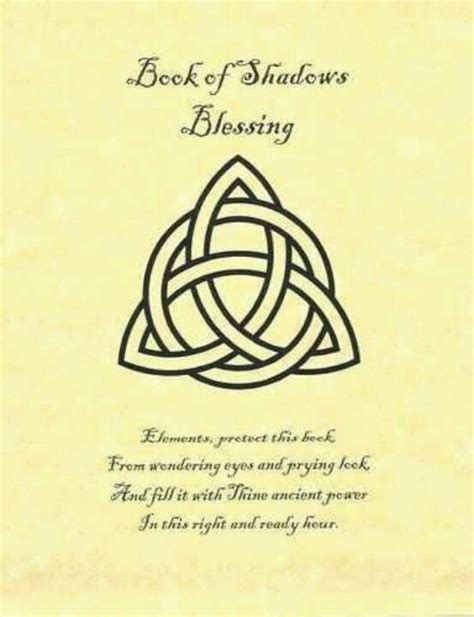 A Book Of Shadows Grimoire Blessing Spell Coven Life®
