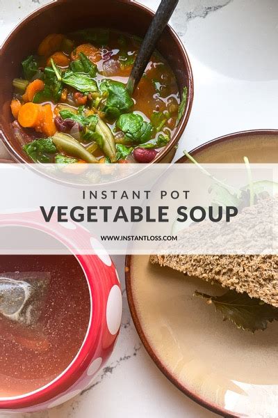 Instant Pot Vegetable Soup Instant Loss Conveniently Cook Your Way