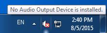 audio output device  installed solved driver easy
