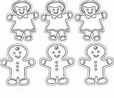 Gingerbread Story sketch template