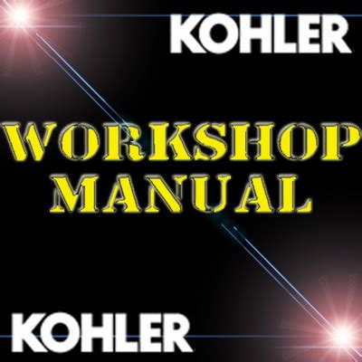 kohler courage engine sv sv sv sv sv sv shop workshop repair service manual
