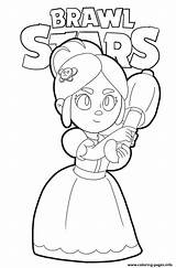 Brawl Stars Coloring Pages Piper Printable Boyama Info Star Drawing sketch template