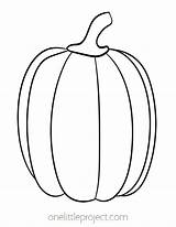 Pumpkins Skinny Outlines Zucca Onelittleproject sketch template