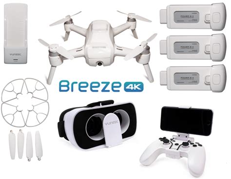 yuneec breeze  drone  fpv controller kit  additional battery shop entertiment