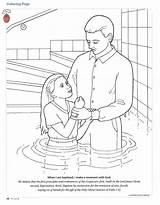 Lds Baptism Sacrament Ordinances Activities Baptized Christ Baptismal Latter sketch template