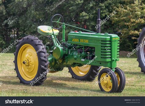 vintage john deere tractor images stock   objects