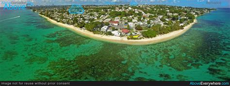 fitts village  drone aerial work   barbados beach landscape aerial
