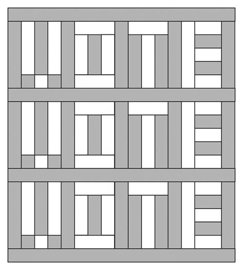 color order vote mini quilt tutorial