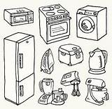 Appliances Microwave Dibujos Tecnologicos Animados Aparatos Avances Tecnológicos Objetos sketch template