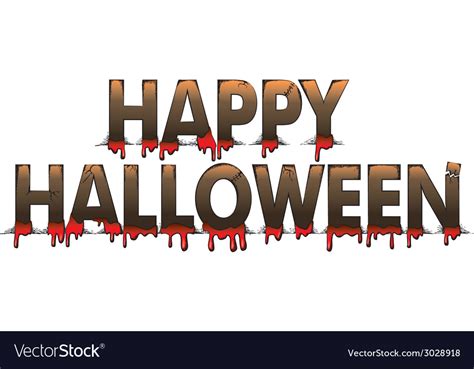 halloween letters royalty  vector image vectorstock