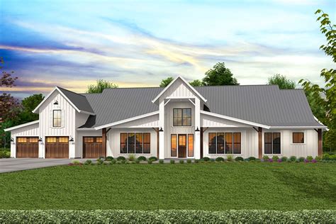 plan ms fully featured modern barn house plan  indoor outdoor living modern barn