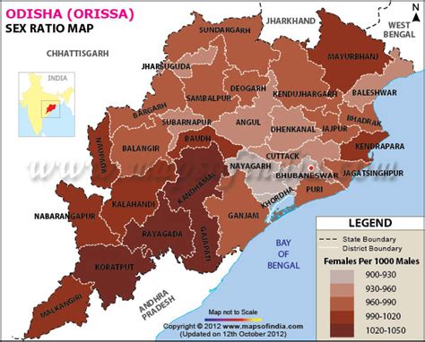 Odisha Sex Ratio Census 2011