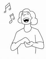 Coloring Pages Singer Singing Drawing Printable Colouring Fancy Boy Getdrawings Sketch Female Color Results Getcolorings Popular Comments Coloringhome sketch template