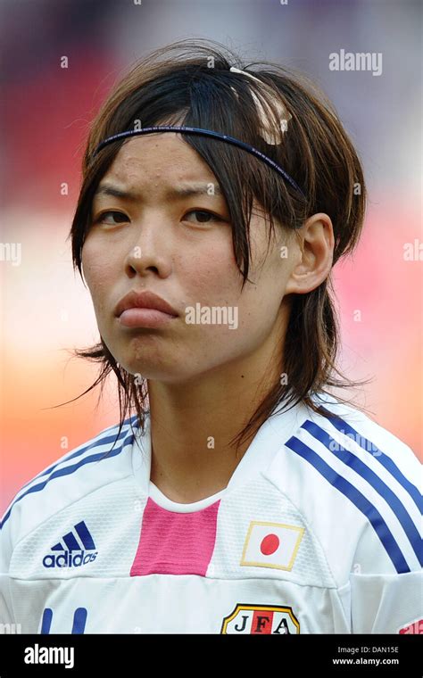 Japans Saki Kumagai Awaits The Fifa Womens World Cup 2011 Group Match