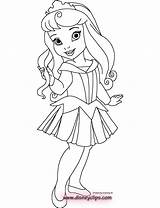 Princess Coloring Pages Disney Little Princesses Baby Drawing Print Belle Tiana Printable Kids Prinsess Color Sheets Drawings Jasmine Colouring Para sketch template