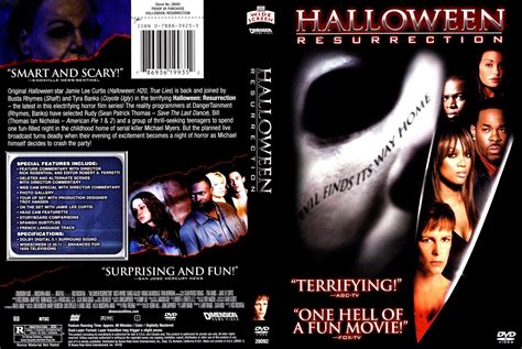 horrors  halloween halloween resurrection  vhs dvd  blu ray covers