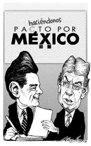 caricaturas politicas pena nieto el pacto por mexico