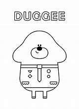Hey Duggee Coloring Pages Printable Colouring Birthday Kids Drawing Heyduggee Activities Party Book Getdrawings Make Websincloud Tag Choose Board sketch template
