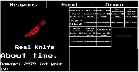 real knife roblox undertale monster mania wiki fandom