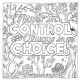 Coloring Pages Choice Control Always Never Quotes Book Episode Choose Quality Board High sketch template