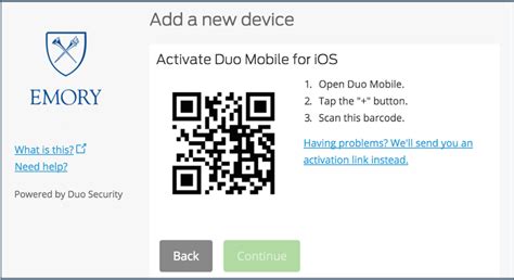 duo security enrollment instructions