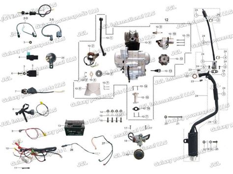 atv wiring diagram   chinese motos