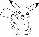 Pikachu Disegni sketch template