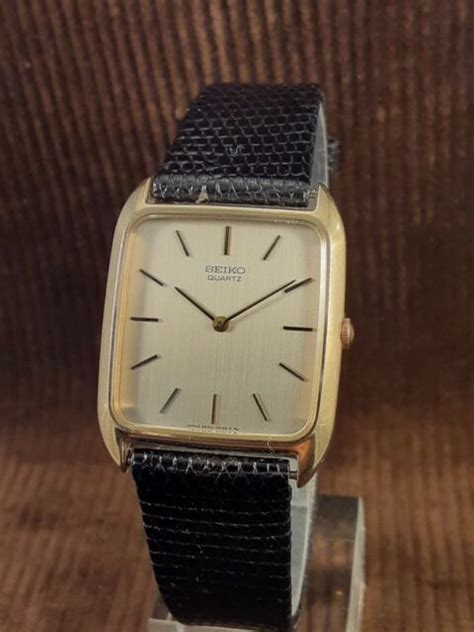 vintage seiko quartz 8620 5009 mens dress watch ebay