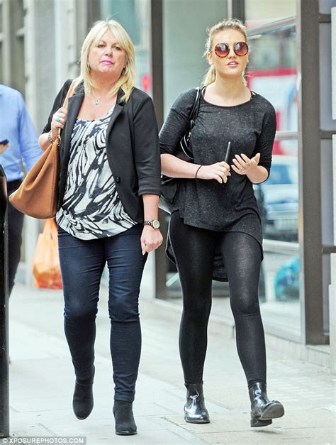 little mix perrie edwards goes shopping with her mother