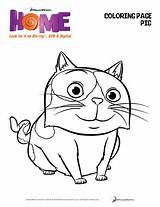Coloring Pages Dreamworks Oh Kids sketch template