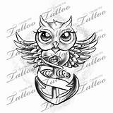 Tattoo Owl Designs Createmytattoo Tattoos Animal Drawings Banner Small Prints Kaynak sketch template