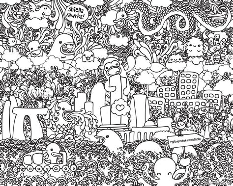 cool doodle coloring pages pin  coloring pages grab  coloured