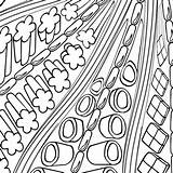 Licorice Swirl sketch template
