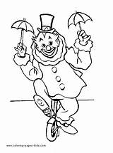 Coloring Pages Miscellaneous Circus Clowns Clown Color Kids Sheets Found Printable sketch template