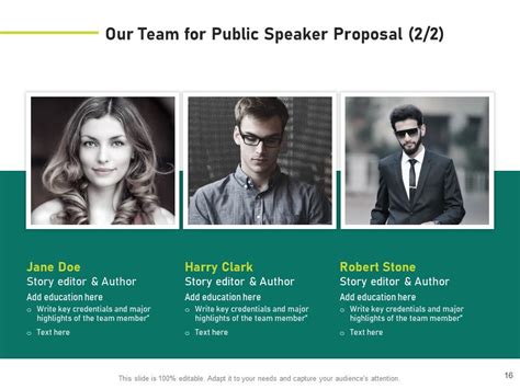 public speaker proposal powerpoint    powerpoint images