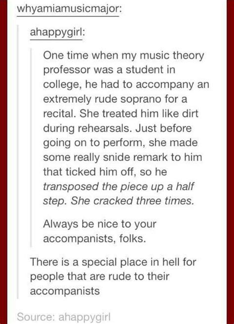 always respect your accompanist music tumblr funny